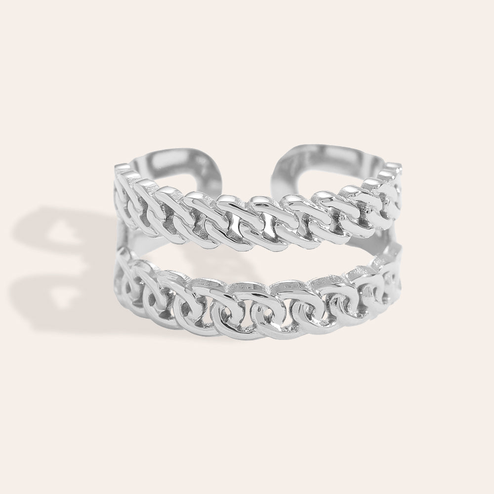 Twin Ring - Goud/Zilver