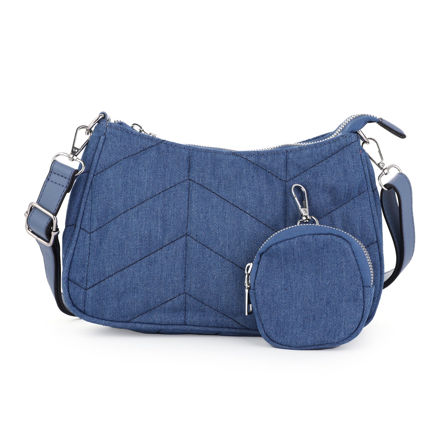 Schoudertas Denim Look