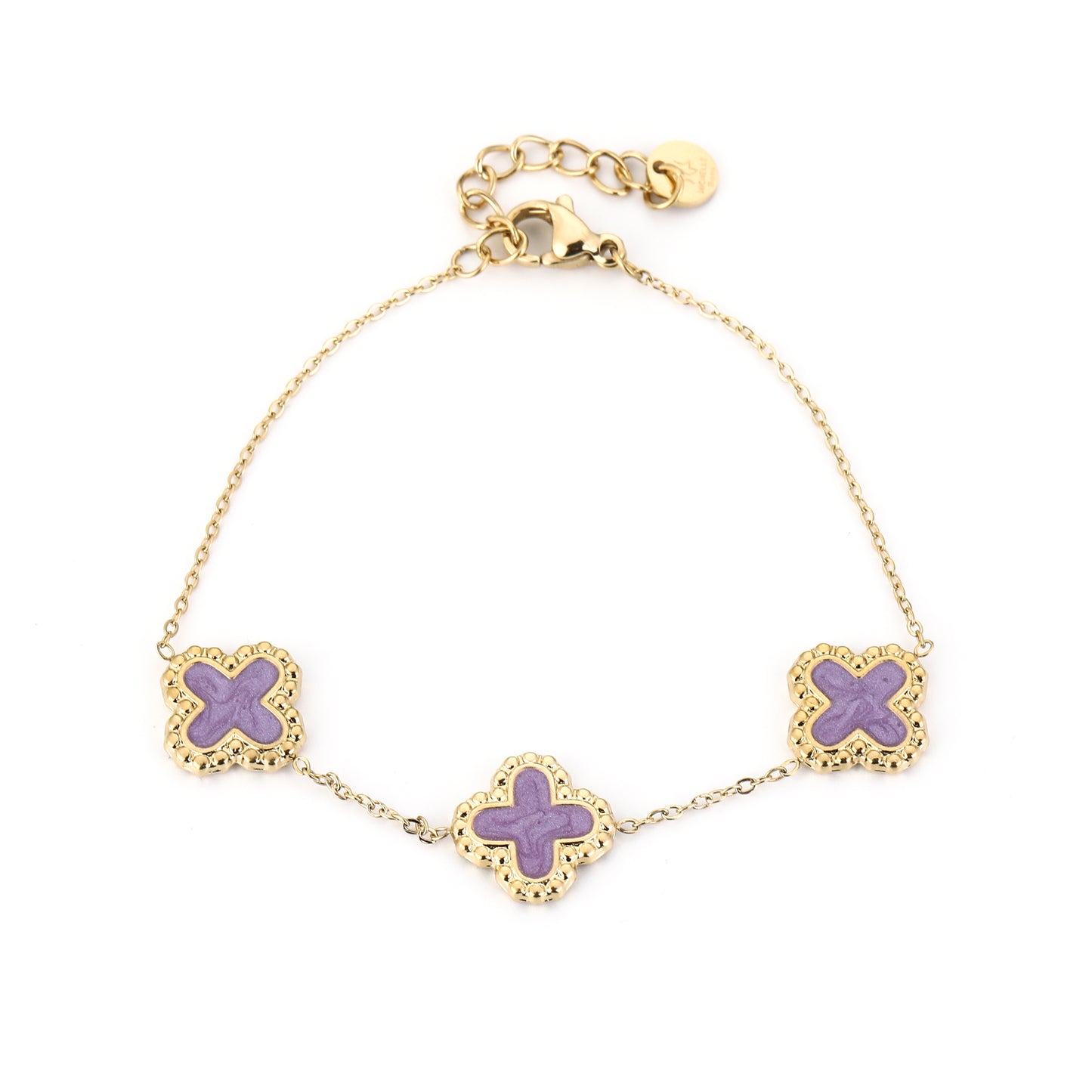 Armband klaver - vier kleuren